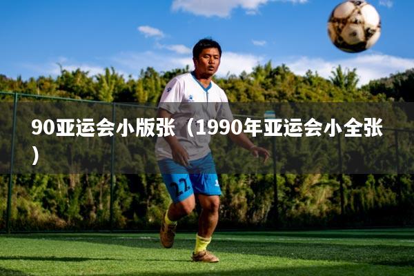 90亚运会小版张(1990年亚运会小全张)