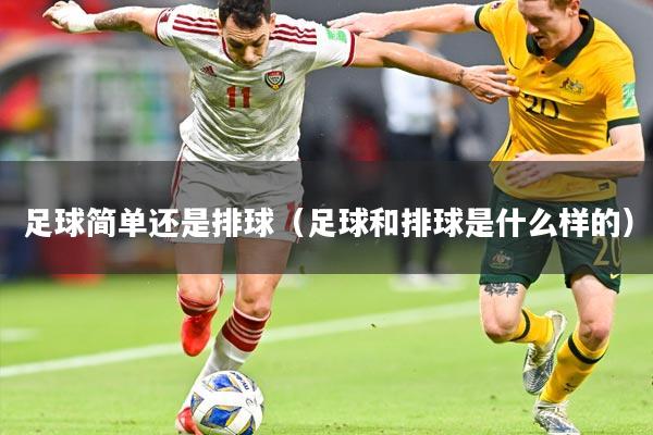 足球简单还是排球(足球和排球是什么样的)