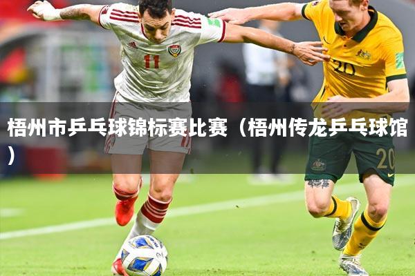 梧州市乒乓球锦标赛比赛(梧州传龙乒乓球馆)