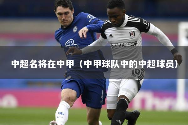 中超名将在中甲（中甲球队中的中超球员）